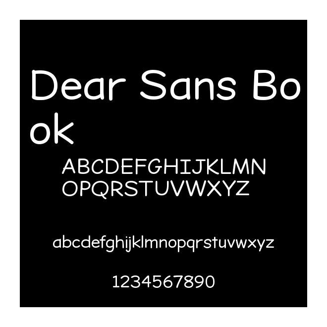 Dear Sans Book