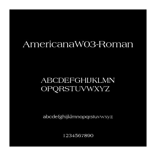 AmericanaW03-Roman