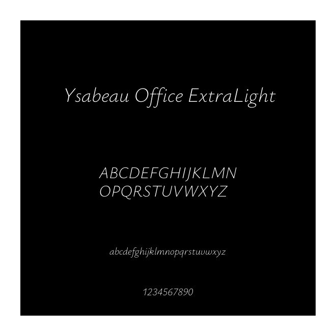 Ysabeau Office ExtraLight