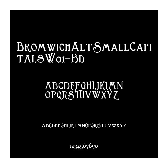 BromwichAltSmallCapitalsW01-Bd