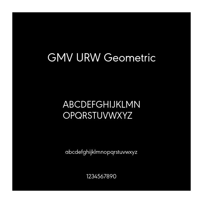 GMV URW Geometric