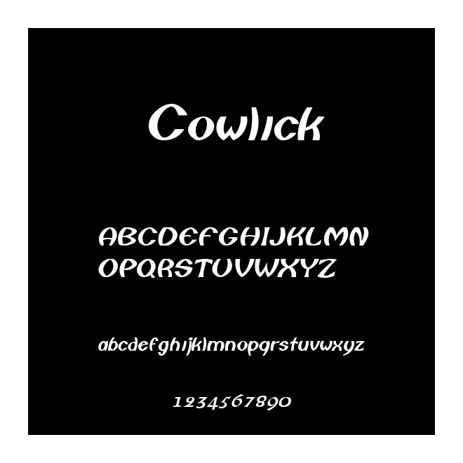 Cowlick