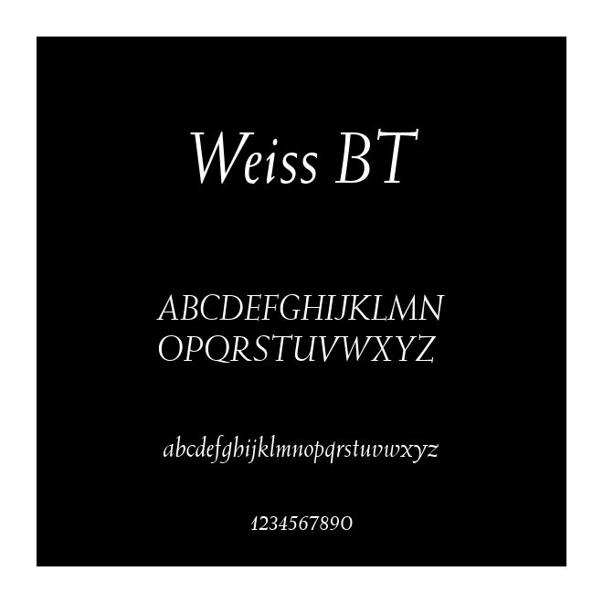 Weiss BT