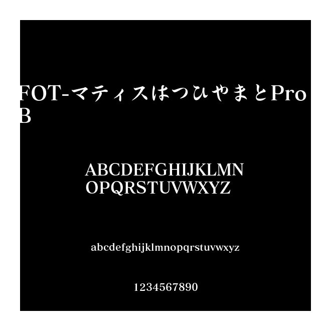 FOT-マティスはつひやまとPro B
