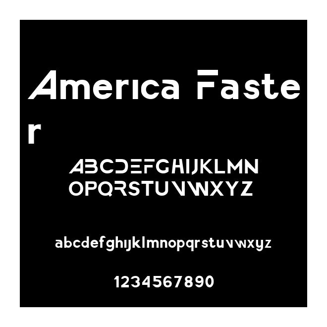 America Faster