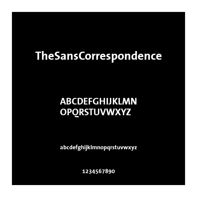 TheSansCorrespondence