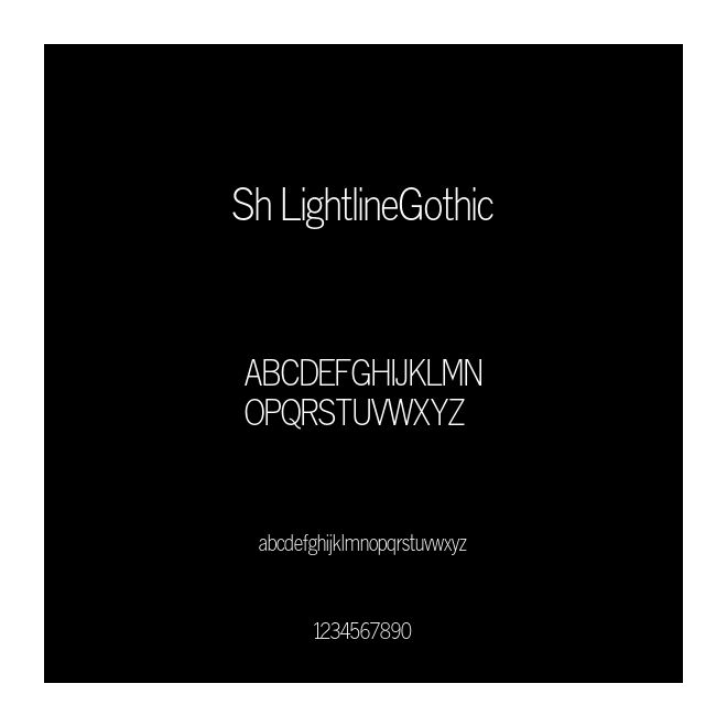 Sh LightlineGothic