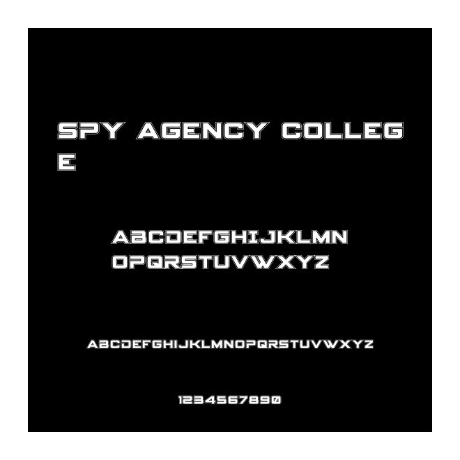 Spy Agency College