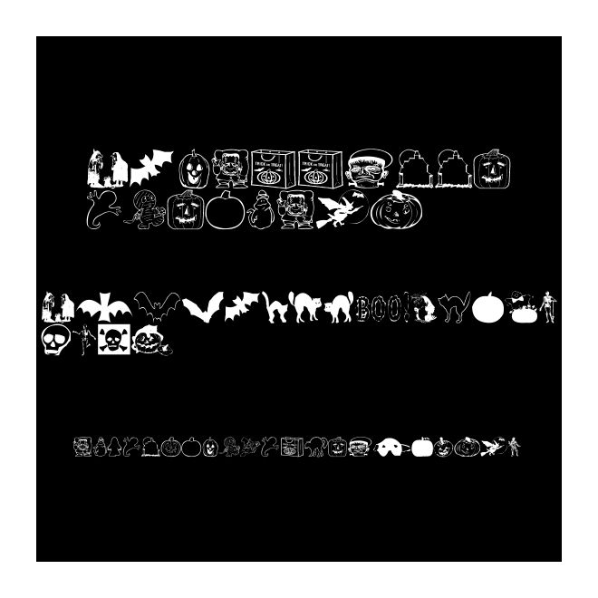 AEZ halloween dingbats