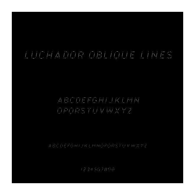 Luchador Oblique Lines