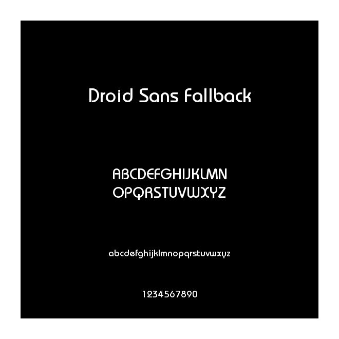 Droid Sans Fallback