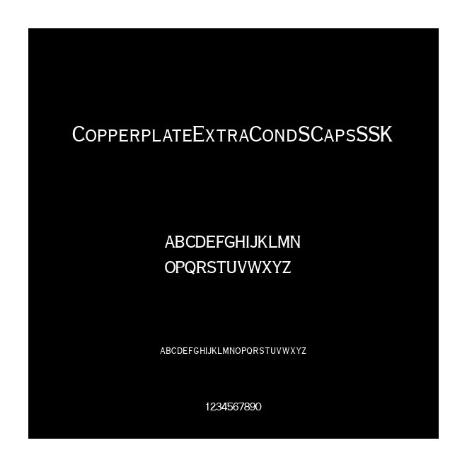 CopperplateExtraCondSCapsSSK