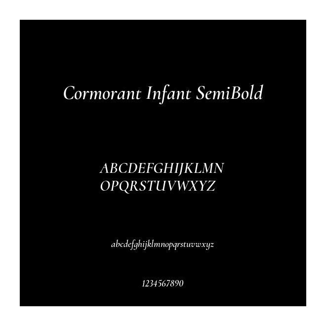 Cormorant Infant SemiBold