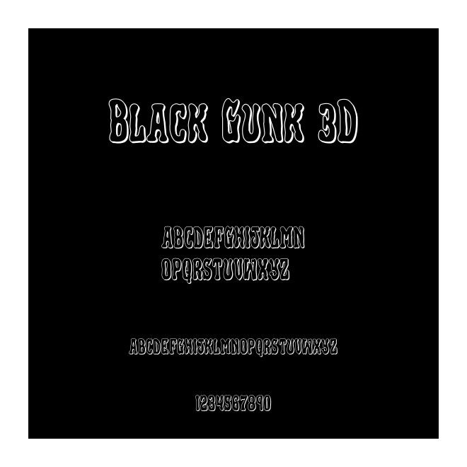 Black Gunk 3D