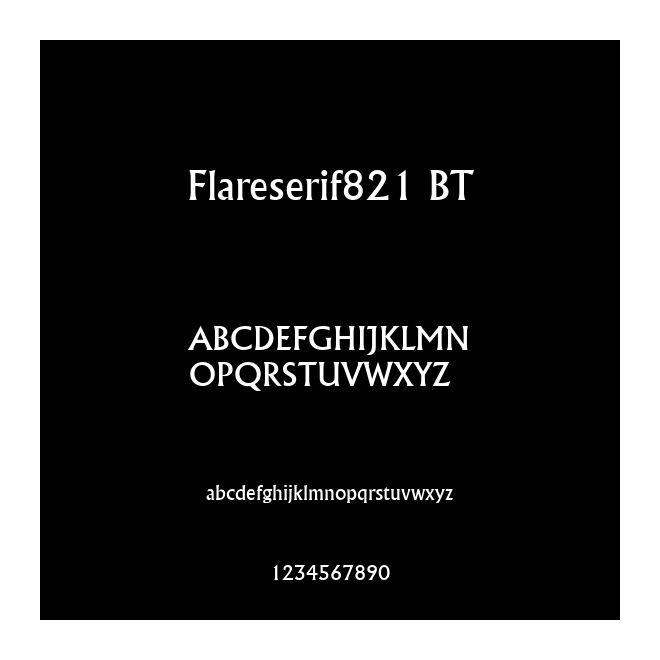 Flareserif821 BT