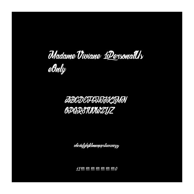 Madame Viviane 1_PersonalUseOnly