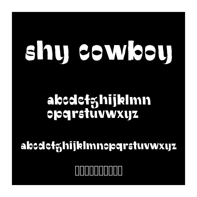 shy cowboy