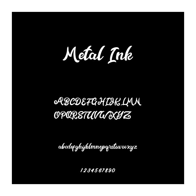 Metal Ink