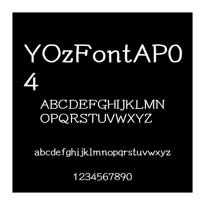 YOzFontAP04