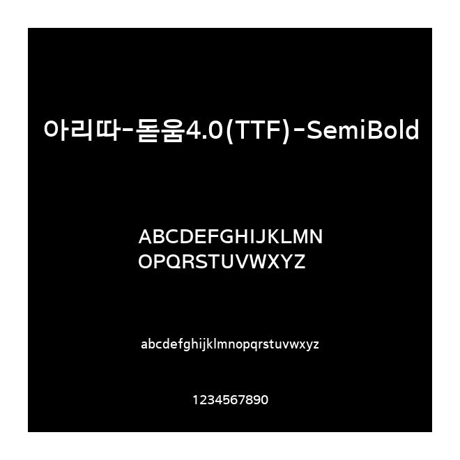 ???-??4.0(TTF)-SemiBold