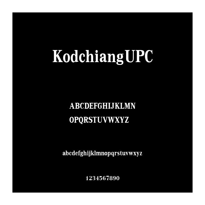 KodchiangUPC
