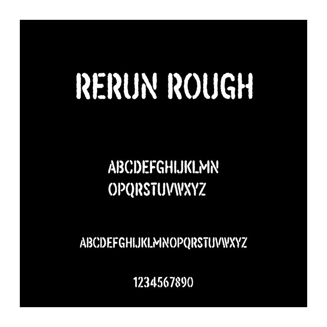 ReRun Rough