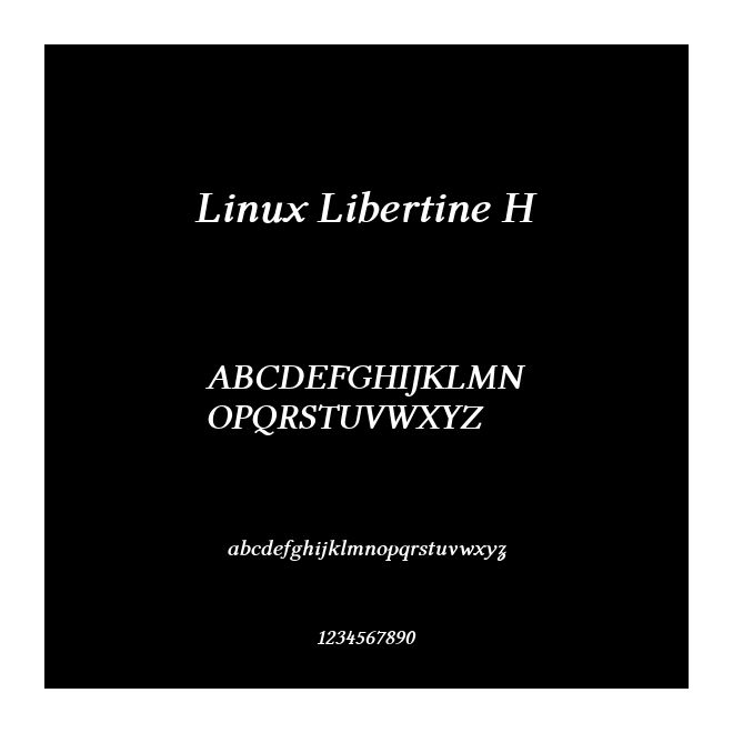 Linux Libertine H