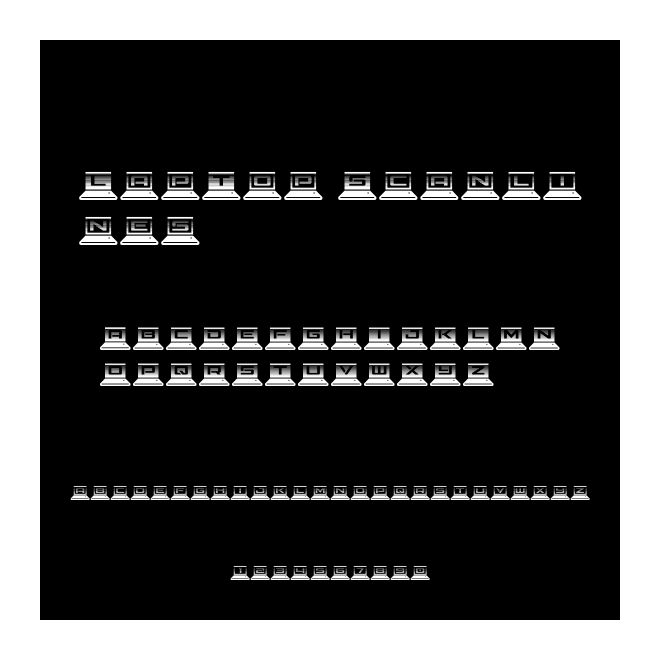 LapTop Scanlines