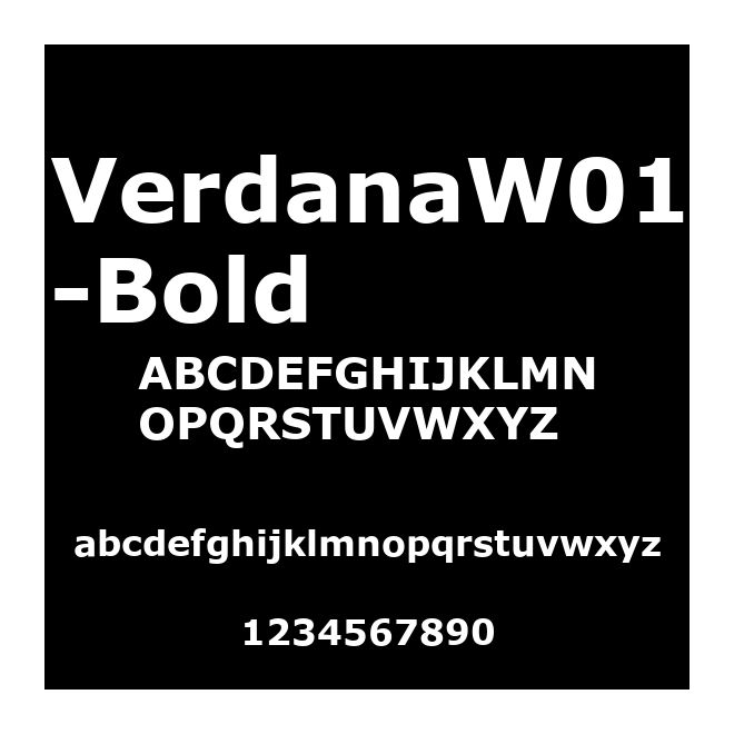 VerdanaW01-Bold