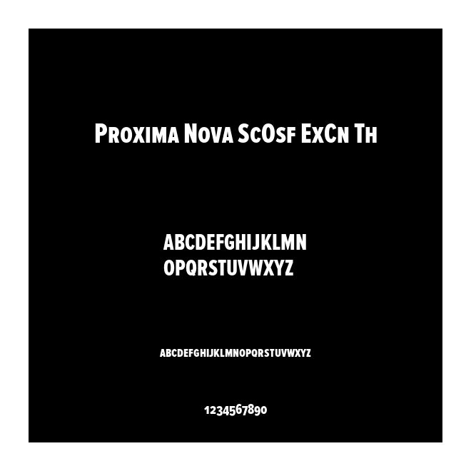 Proxima Nova ScOsf ExCn Th