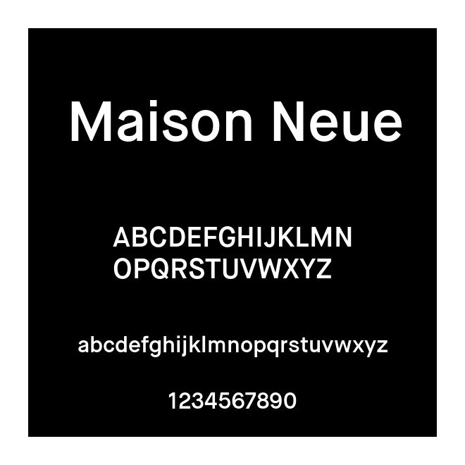 Maison Neue