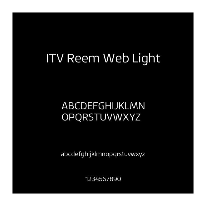 ITV Reem Web Light
