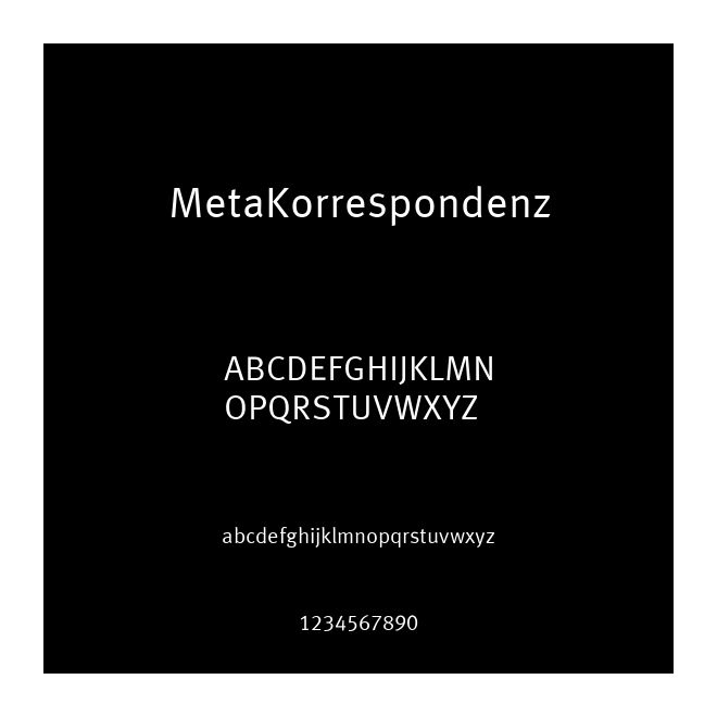 MetaKorrespondenz