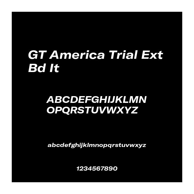 GT America Trial Ext Bd It