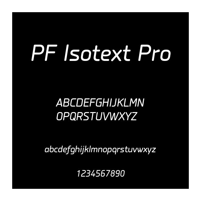 PF Isotext Pro
