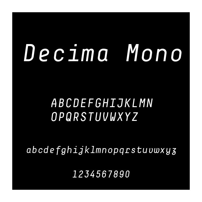 Decima Mono