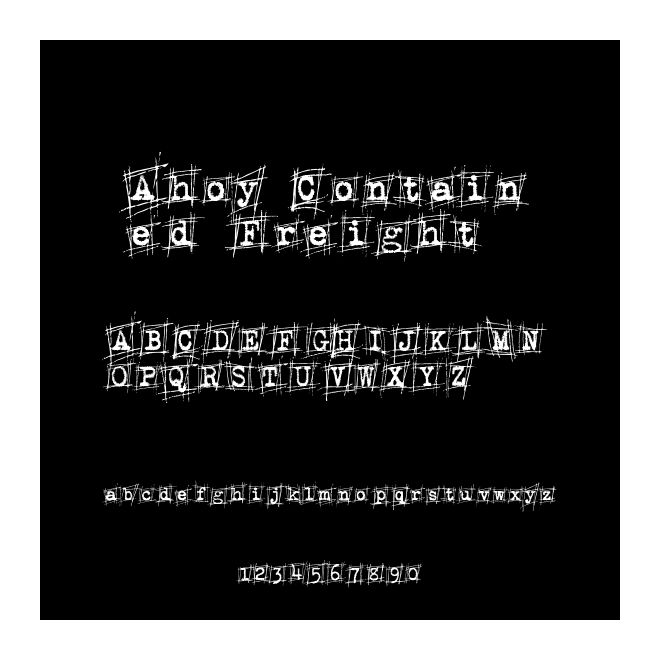 Ahoy Contained Freight