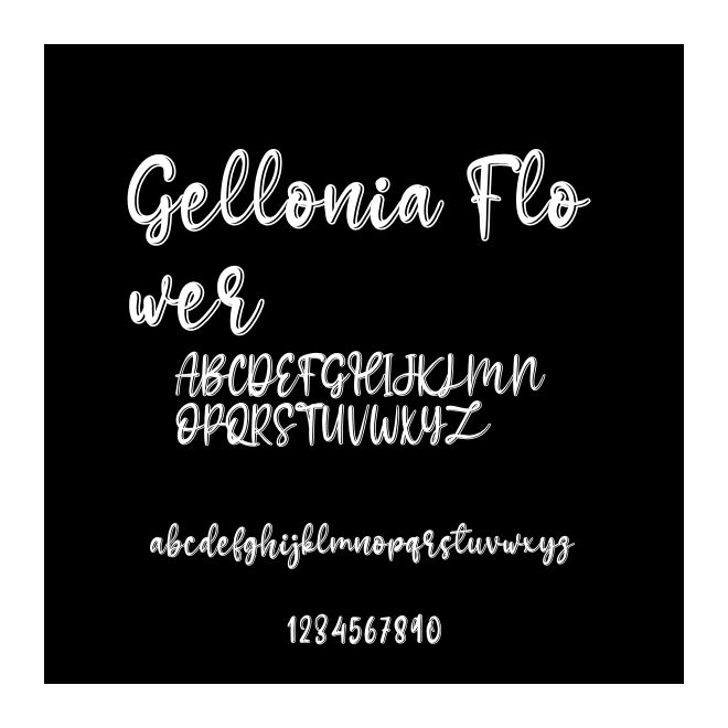 Gellonia Flower