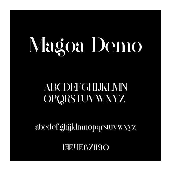 Magoa Demo