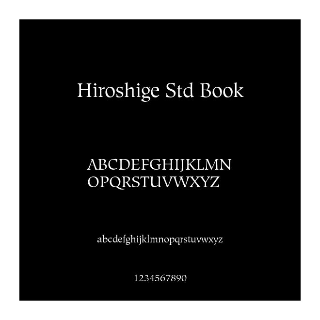 Hiroshige Std Book