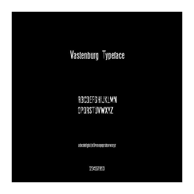 Vastenburg Typeface