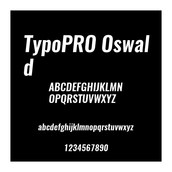TypoPRO Oswald