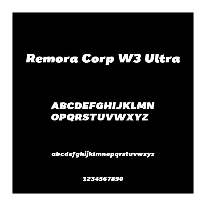Remora Corp W3 Ultra