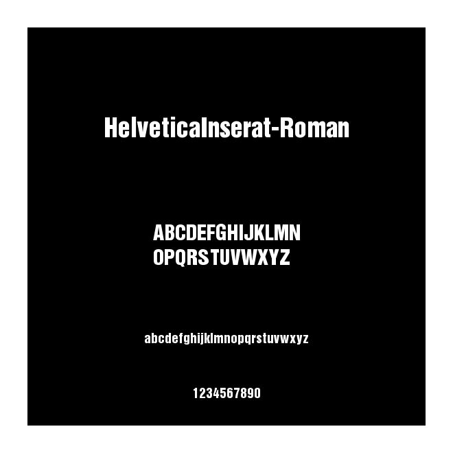 HelveticaInserat-Roman