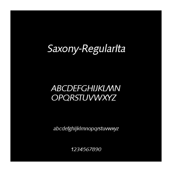 Saxony-RegularIta