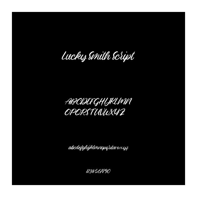 Lucky Smith Script 