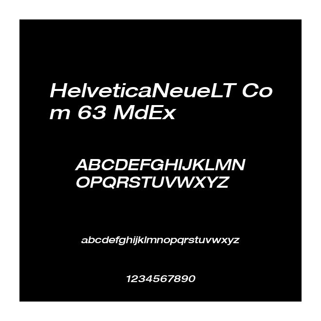 HelveticaNeueLT Com 63 MdEx
