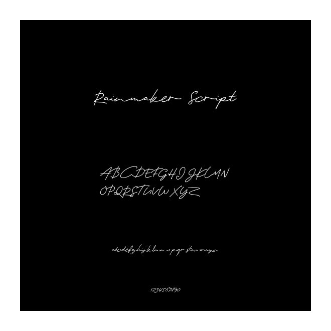 Rainmaker Script