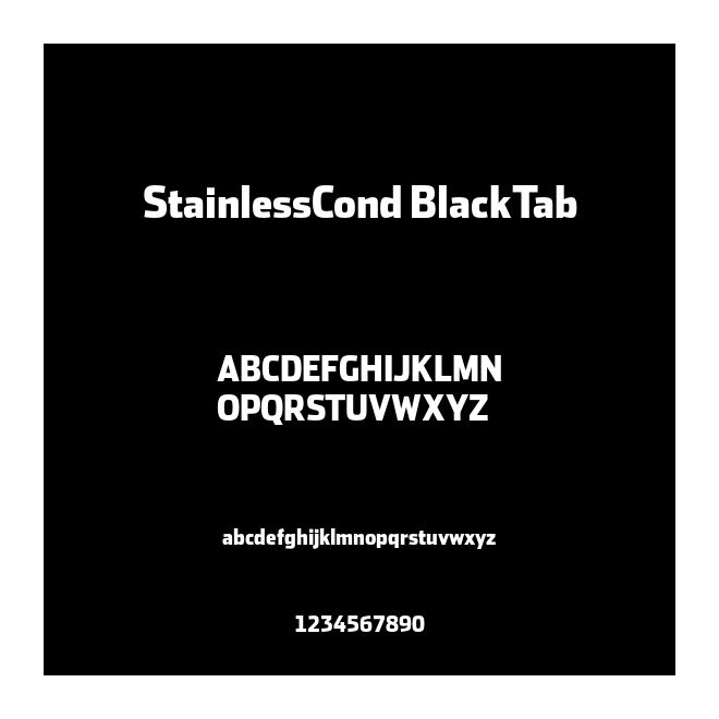 StainlessCond BlackTab