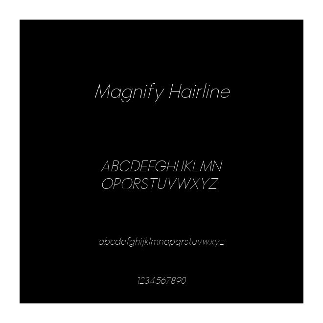 Magnify Hairline